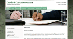 Desktop Screenshot of curvin-accountants.com