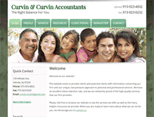 Tablet Screenshot of curvin-accountants.com